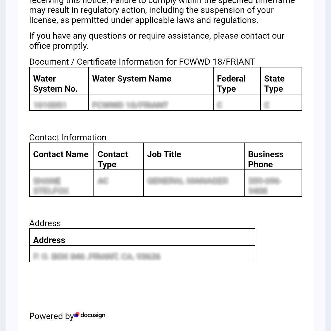 Fraudulant Email Example