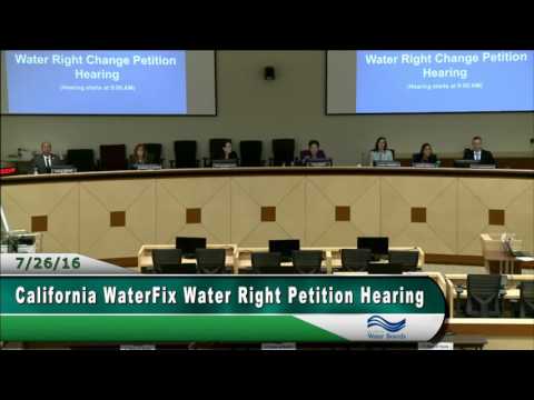 Cal Waterfix Hearing