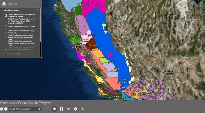 GAMA groundwater-information system