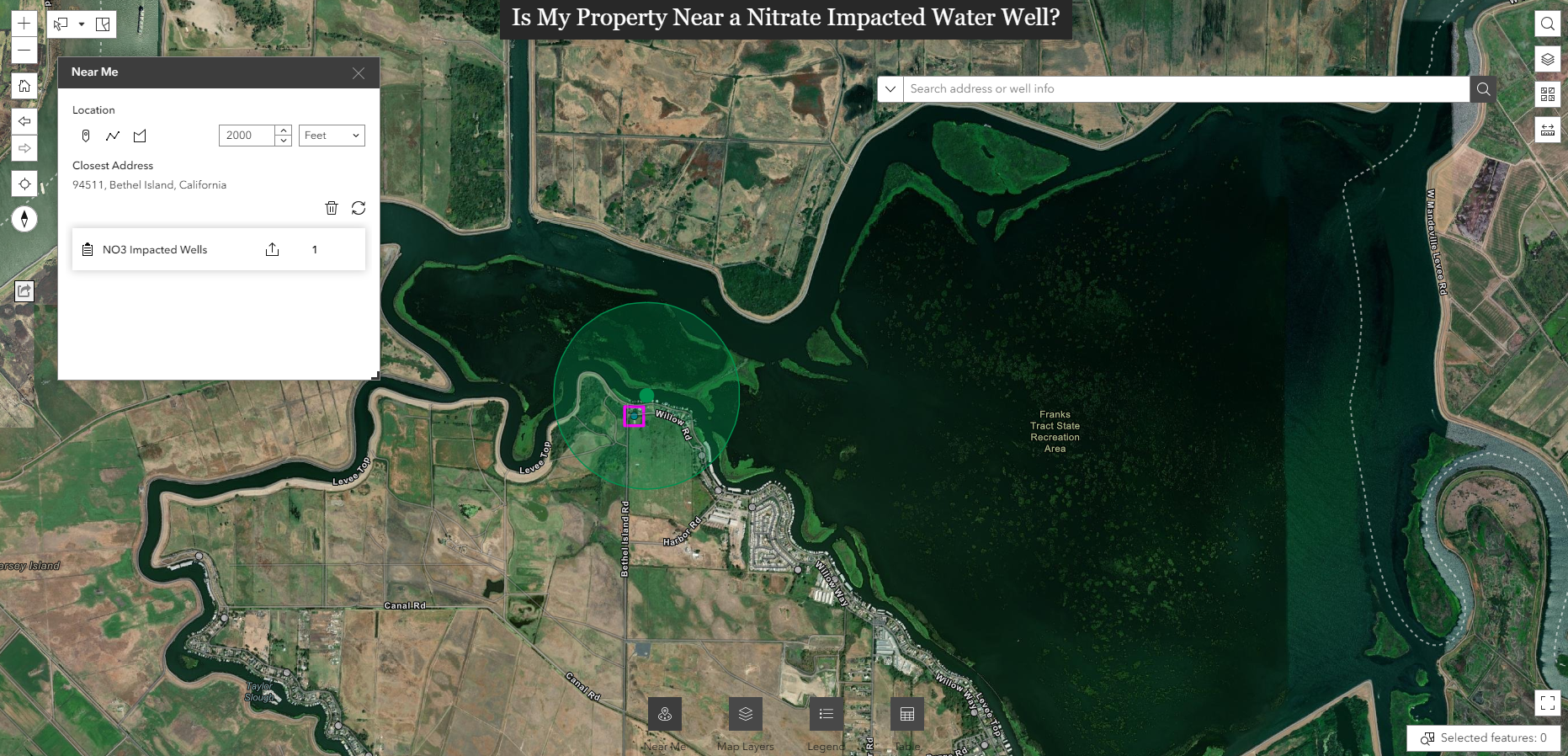 Is My Property Near a Nitrate Impacted Water Well?