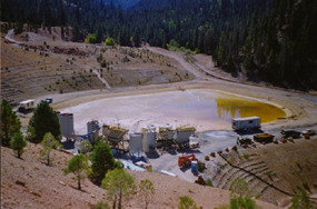 Biphasic Treatment System at Pond 1, September 2001