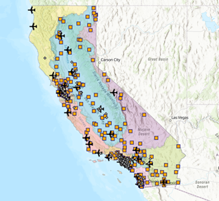 PFAS Investigation Site Map 