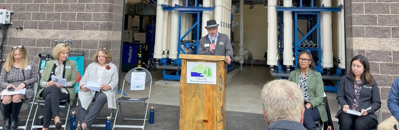 Filtration equipment at the new drinking water treatment plant