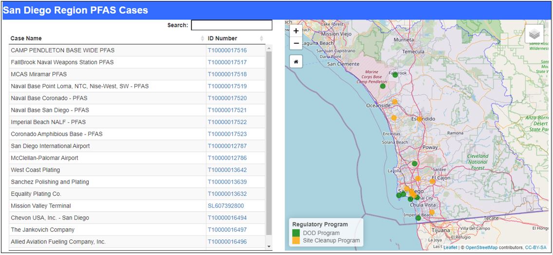 PFAS Map