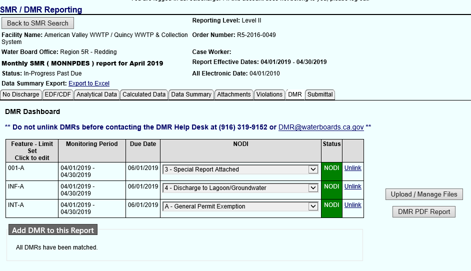 f a q 17 - s m r / d m r reporting example