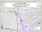 Tehama County Sampling Locations