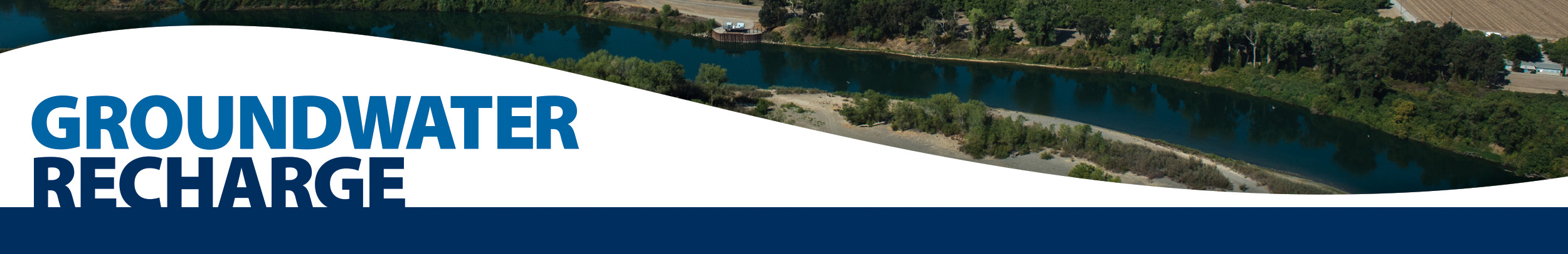 Groundwater Recharge Banner